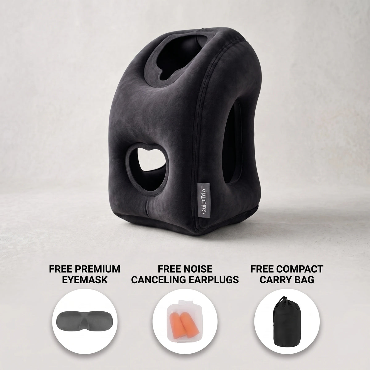 QuietTrip™ Inflatable Pillow